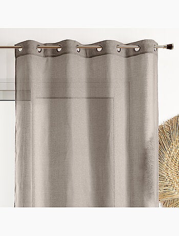 Visillo liso en estameña