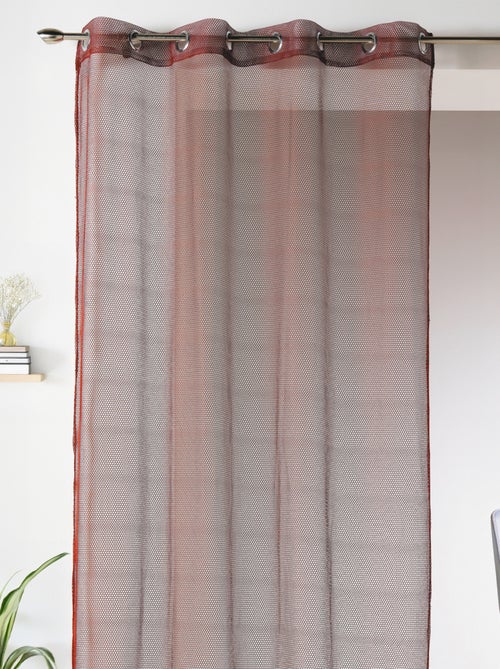 Visillo liso en red - Kiabi