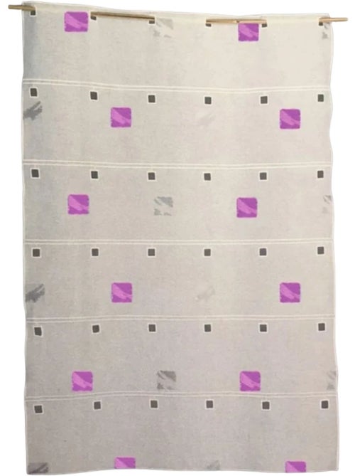 Visillo modulable bordado con cuadrados coloridos - Kiabi Visillo modulable bordado con cuadrados coloridos - Kiabi
