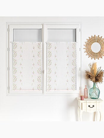 Visillo modulable bordado