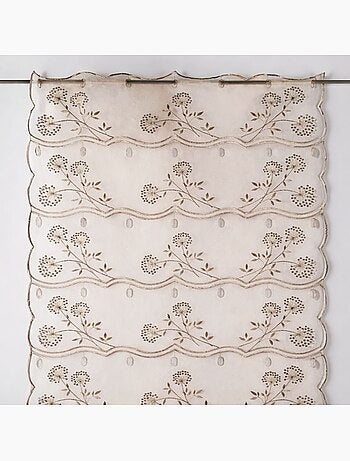 Visillo modulable con parte inferior y lados festoneados