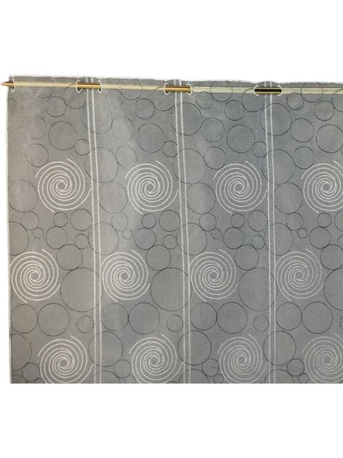 Visillo modulable de organza bordado crema - Kiabi Visillo modulable de organza bordado crema - Kiabi