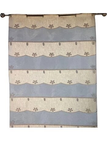 Visillo modulable de organza bordado