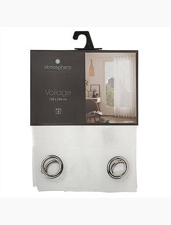 Visillo moly blanco 135x240cm