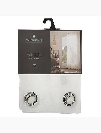 Visillo moly blanco 135x240cm