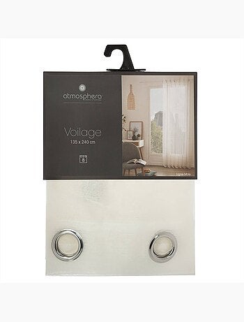 Visillo moly blanco 135x240cm