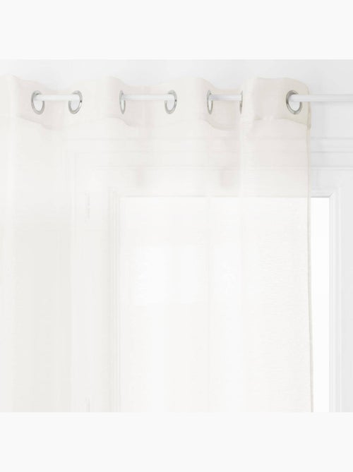 Visillo moly blanco marfil 135x240cm - Kiabi Visillo moly blanco marfil 135x240cm - Kiabi