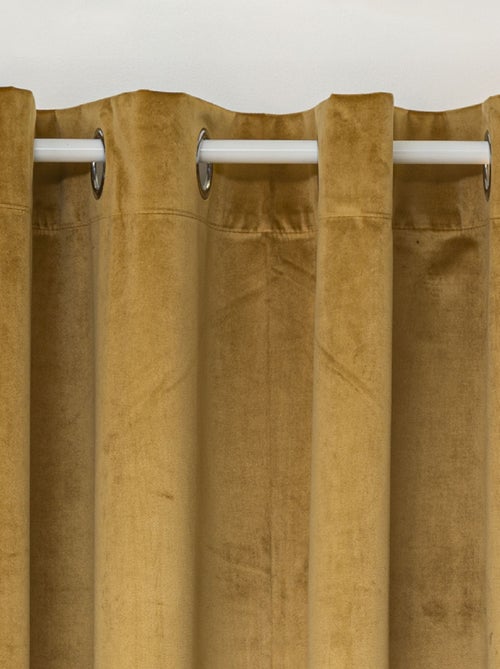 Visillo opaco de terciopelo - Kiabi