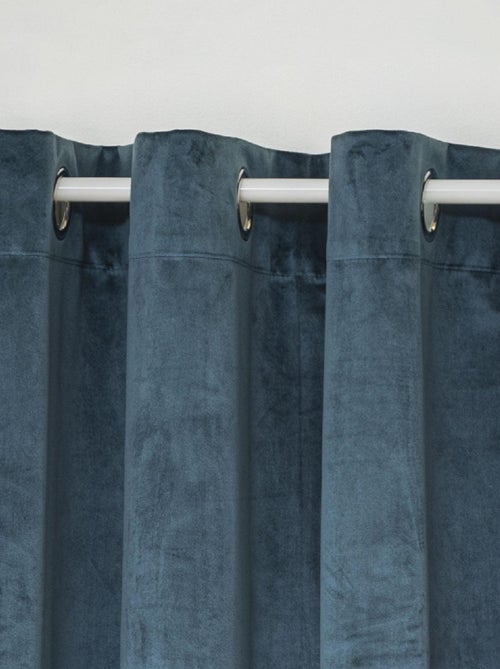 Visillo opaco de terciopelo - Kiabi