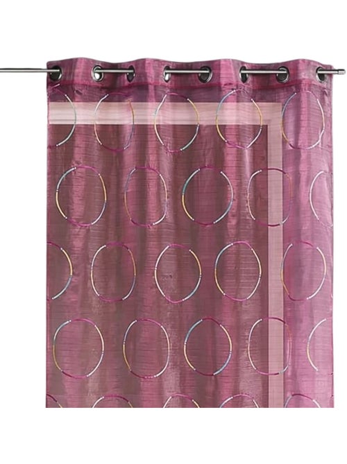Visillo Organza bordado - Kiabi