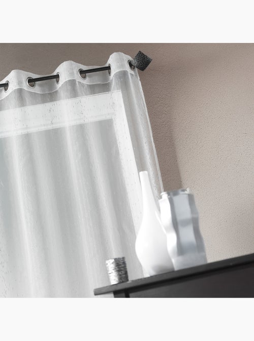 Visillo Organza fantasía gota metálica - Kiabi