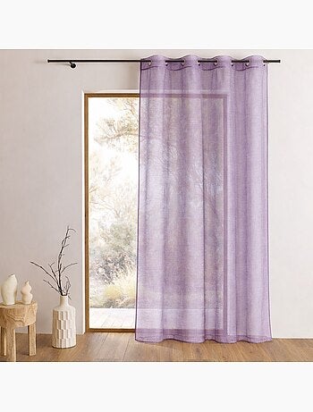 Visillo organza finas rayas horizontales