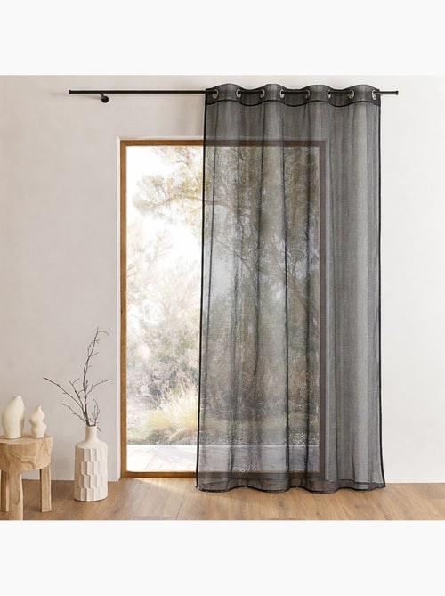 Visillo organza finas rayas horizontales - Kiabi
