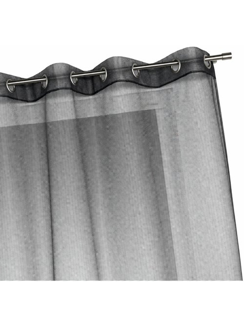 Visillo organza finas rayas horizontales - Kiabi