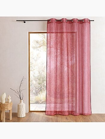 Visillo organza finas rayas horizontales