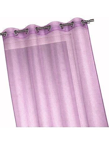 Visillo organza finas rayas horizontales