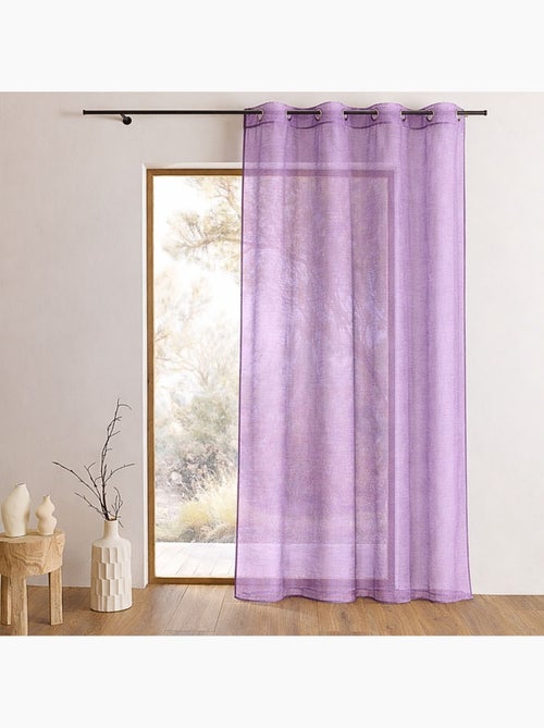Visillo organza finas rayas horizontales - Kiabi