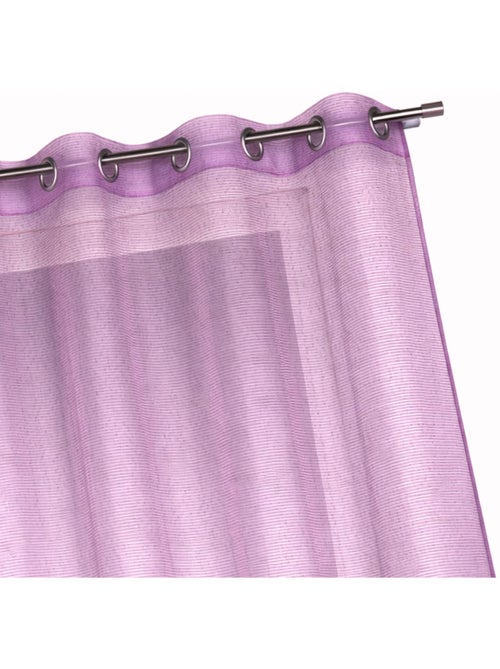 Visillo organza finas rayas horizontales - Kiabi