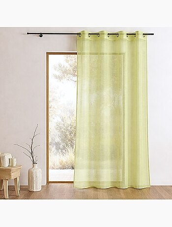 Visillo organza finas rayas horizontales
