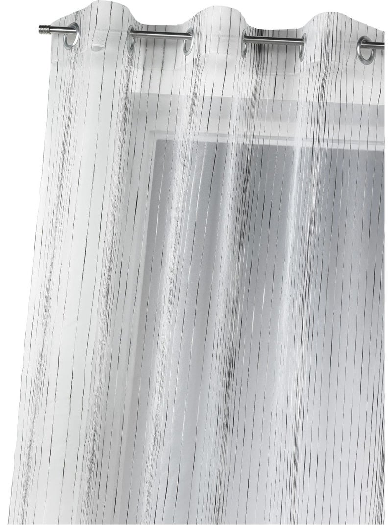 Visillo organza multicolor Blanco - Kiabi