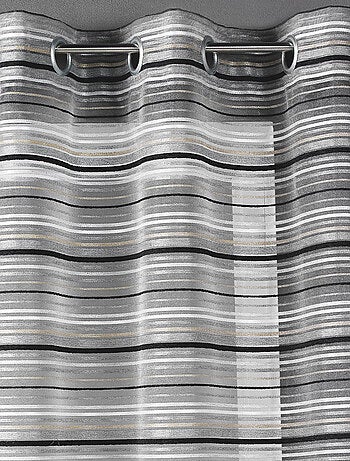 Visillo Organza Rayas chenilla horizontales