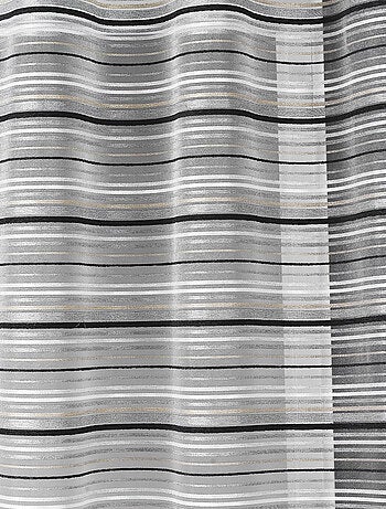 Visillo Organza Rayas chenilla horizontales