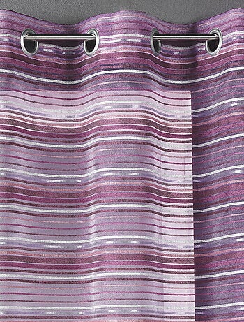 Visillo Organza Rayas chenilla horizontales
