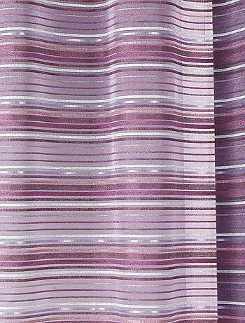 Visillo Organza Rayas chenilla horizontales