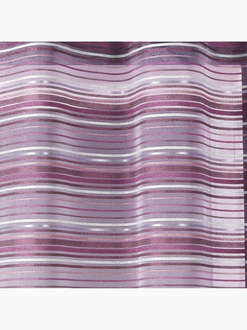Visillo Organza Rayas chenilla horizontales - Kiabi Visillo Organza Rayas chenilla horizontales - Kiabi