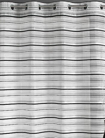 Visillo Organza Rayas chenilla horizontales