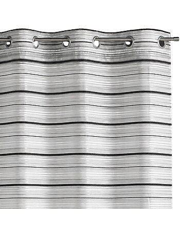 Visillo Organza Rayas chenilla horizontales