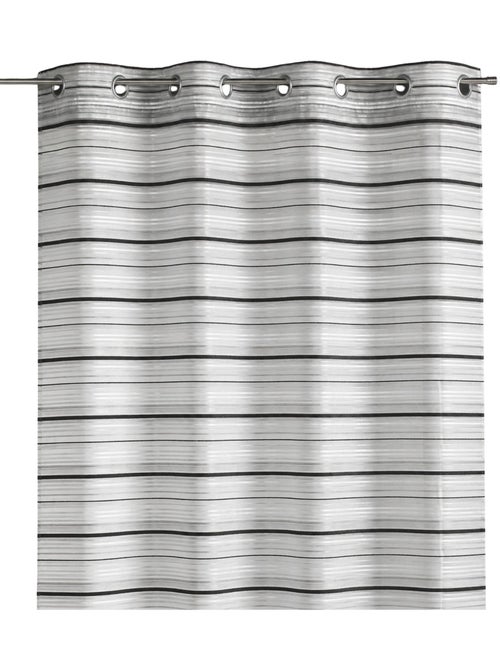 Visillo Organza Rayas chenilla horizontales - Kiabi Visillo Organza Rayas chenilla horizontales - Kiabi