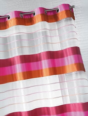Visillo organza rayas horizontales colores