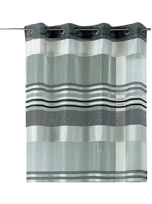 Visillo Organza rayas horizontales - Kiabi