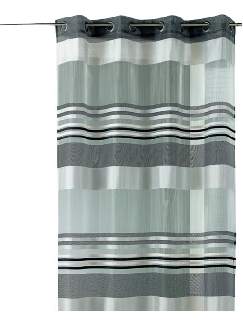 Visillo Organza rayas horizontales - Kiabi