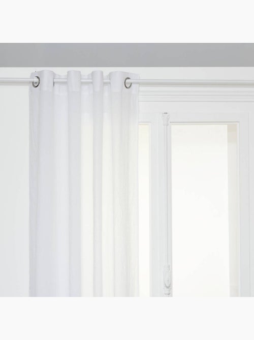 Visillo paxta 135x240cm blanco - Kiabi Visillo paxta 135x240cm blanco - Kiabi