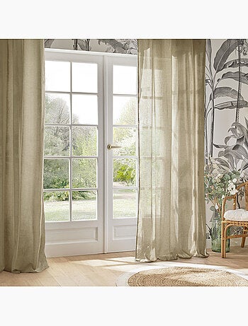 Visillo paxta 135x240cm blanco