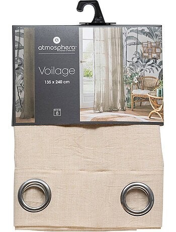 Visillo paxta 135x240cm blanco