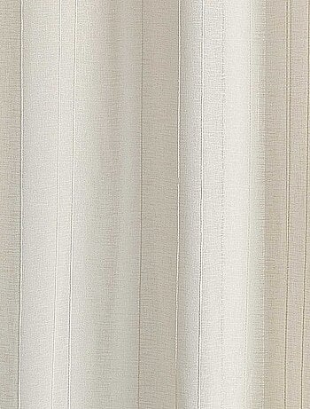Visillo tamizado liso con finas rayas