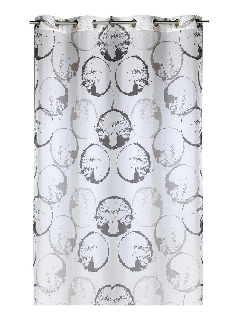 Visillo tamizador con estilo artístico Taupe - Kiabi