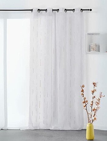 Visillo tamizante con palitos Jacquard