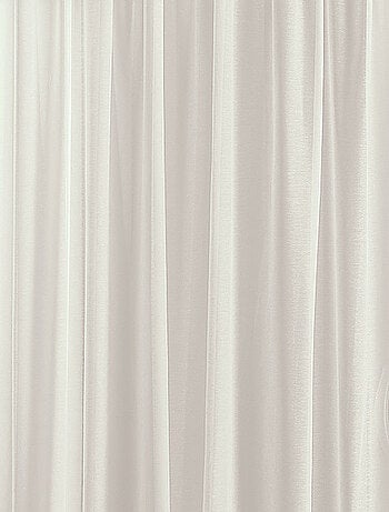 Visillo unicolor satinado y plomado