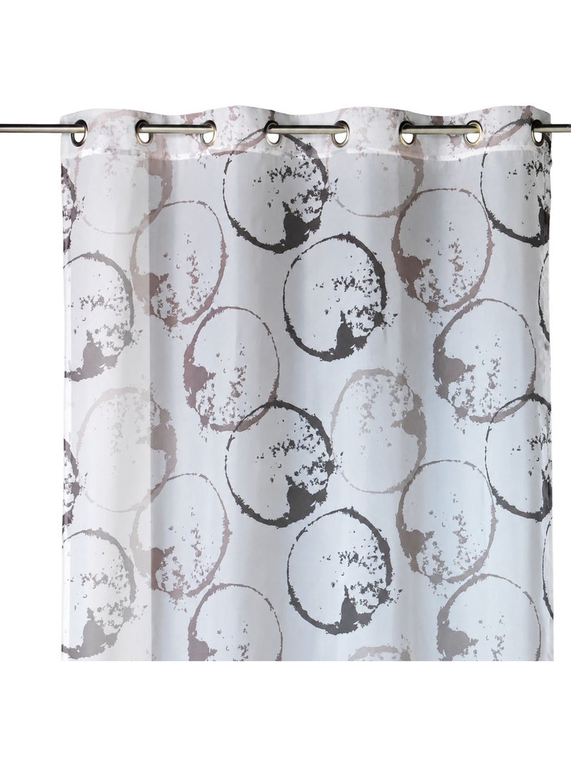 Visillos artísticos Taupe - Kiabi