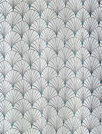 Visillos bordados Art Déco