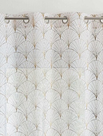 Visillos bordados Art Déco
