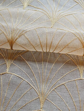 Visillos bordados Art Déco