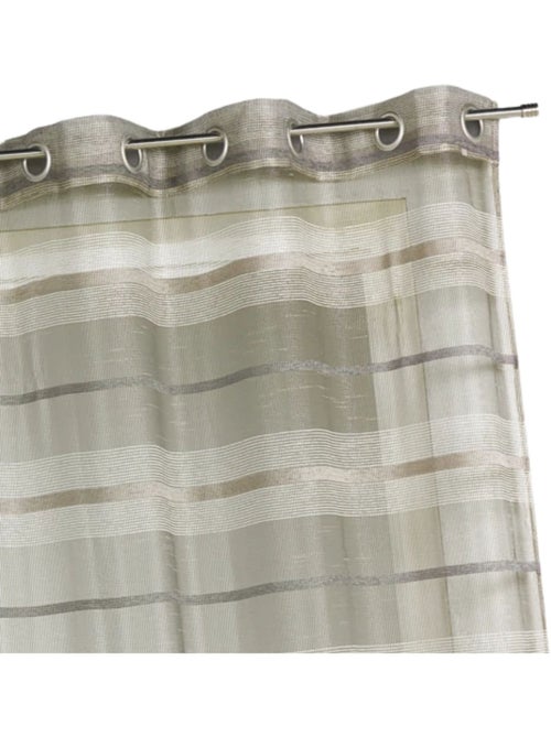 Visillos de colores con rayas horizontales - Kiabi