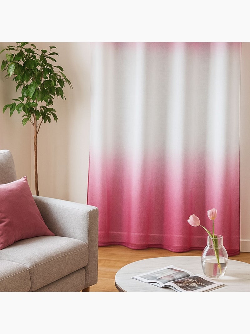 Visillos de colores Rosa claro - Kiabi