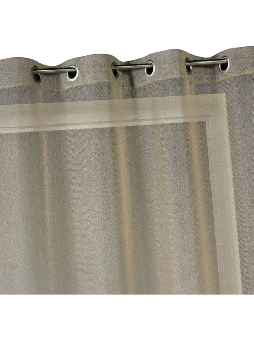 Visillos de organza lisos listos para instalar - Kiabi Visillos de organza lisos listos para instalar - Kiabi