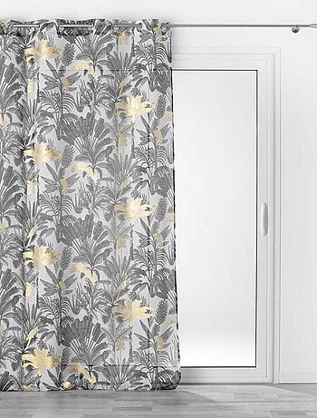 Visillos exóticos con estampados metálicos